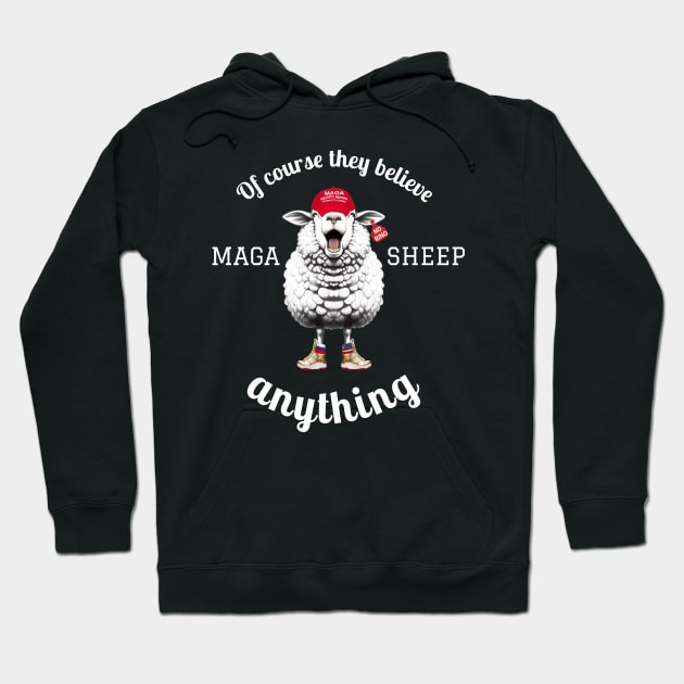 MAGA SHEEP 101. No 1 Hoodie by Drew-Drew